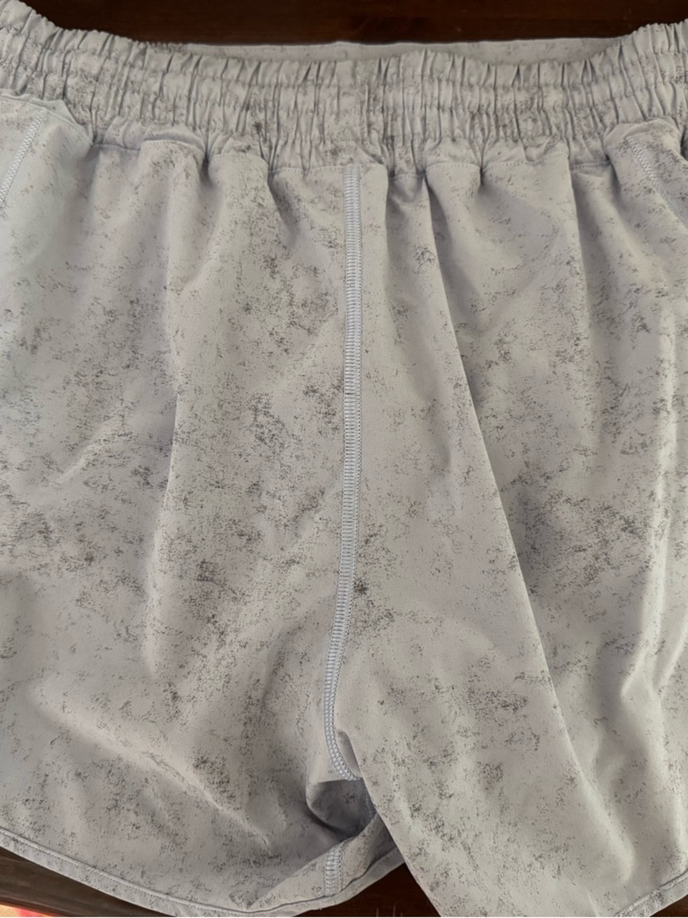 lululemon athletica Light Gray Marbled Athletic Shorts